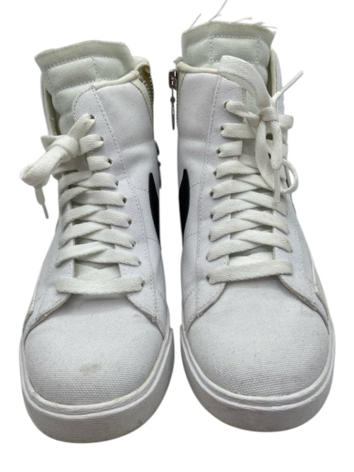 Nike Shoe Size 7.5 White Canvas Side Zip Sneakers White / 7.5