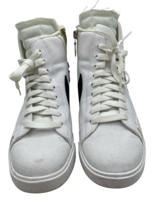 Nike Shoe Size 7.5 White Canvas Side Zip Sneakers White / 7.5