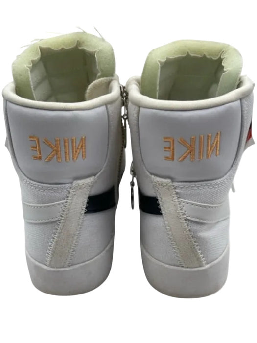 Nike Shoe Size 7.5 White Canvas Side Zip Sneakers White / 7.5
