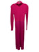 Anthropologie Size XS Hot pink Viscose, Nylon & Polyester Fabric Block Dress Hot pink / XS