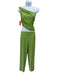 Norma Kamali Size S Bright Green Poly Blend One Shoulder Elastic Waist Pant Set Bright Green / S