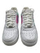 Nike Air Force 1 Shoe Size 7.5 White & Multi Leather Low Top lace up Sneakers White & Multi / 7.5