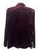 Veronica Beard Size 2 Merlot Red Rayon & Nylon Velvet Silvertone hardware Jacket Merlot Red / 2