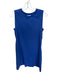 Evereve Size S Cornflower Blue Cotton Sleeveless Midi High Neck Dress Cornflower Blue / S