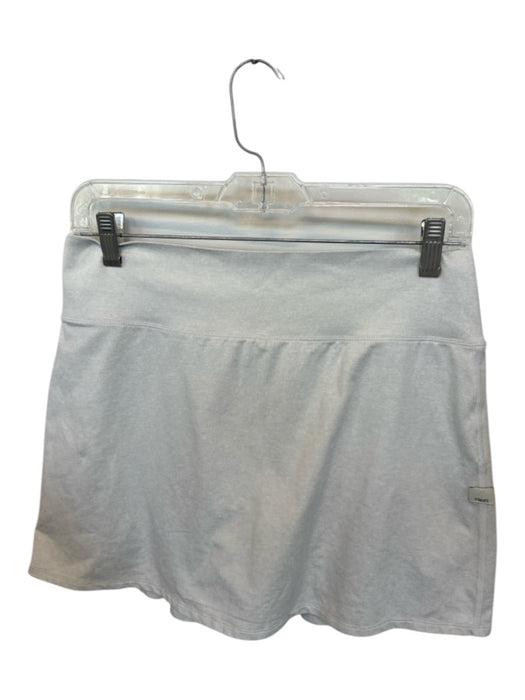 Vuori Size Est M Gray Heathered Elastic Waist Mesh Lining Pleated Athletic Skort Gray / Est M
