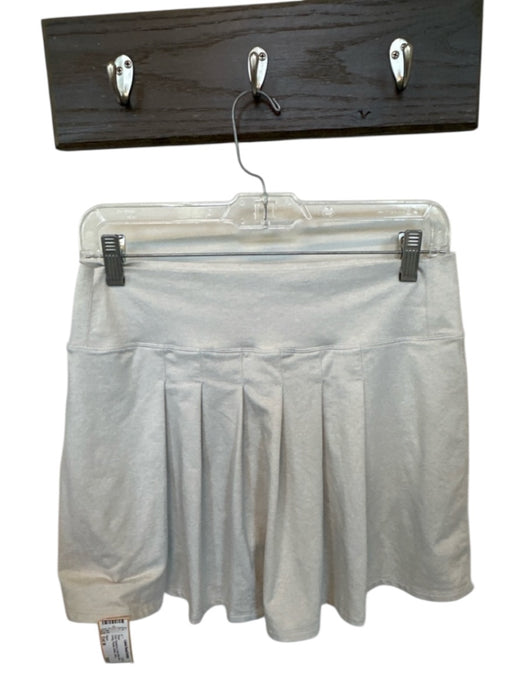 Vuori Size Est M Gray Heathered Elastic Waist Mesh Lining Pleated Athletic Skort Gray / Est M