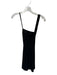 Lovers + Friends Size S Black Polyester Blend Sleeveless Assymetric Mini Dress Black / S