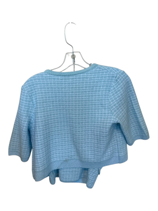 Zara Size S Light Blue Polyester Blend Knit Tank Sweater Sweater Set Light Blue / S