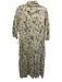 Ann Mashburn Size S Beige, Green & Multi Canepa Blend 1/2 Sleeve Floral Dress Beige, Green & Multi / S