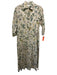 Ann Mashburn Size S Beige, Green & Multi Canepa Blend 1/2 Sleeve Floral Dress Beige, Green & Multi / S