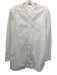 Celine Size 42 White Cotton Long Sleeve Tuxedo Tunic Button up Top White / 42