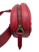 Gucci Red Leather Chevron Fanny Pack Gold Hardware Belt Bag Bag Red / Small