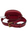 Gucci Red Leather Chevron Fanny Pack Gold Hardware Belt Bag Bag Red / Small