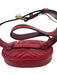 Gucci Red Leather Chevron Fanny Pack Gold Hardware Belt Bag Bag Red / Small
