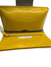 Ann Mashburn Yellow Leather Croc Embossed Sunglass Case Wallet Clutch Clutch Yellow
