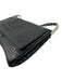 Bottega Veneta Black Leather Alligator Silver Hardware Flap Evening Bag Bag Black / XS