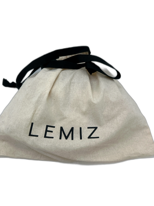 Lemiz Gold Leather Metallic Wristlet Clutch Bag Gold / XS