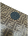Fendi Brown Print Coated Canvas Monogram Zipper Pouch Clutch Brown Print