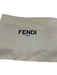 Fendi Brown Print Coated Canvas Monogram Zipper Pouch Clutch Brown Print