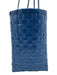 Marni Blue, Yellow, White Plastic Woven Top Handle Tote Bag Blue, Yellow, White / Small