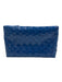 Marni Blue, Yellow, White Plastic Woven Top Handle Tote Bag Blue, Yellow, White / Small
