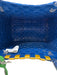 Marni Blue, Yellow, White Plastic Woven Top Handle Tote Bag Blue, Yellow, White / Small