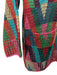 Valentino Size XS Red, Pink & Multi Viscose Blend Metallic Thread Knit Cardigan Red, Pink & Multi / XS