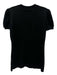 Dolce & Gabbana Size 40 Navy & Black Cotton Zip Front Short Sleeve Top Navy & Black / 40
