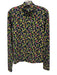 Essentiel Antwerp Size 1 Navy & Multi Polyester Long Sleeve Turtle Neck Top Navy & Multi / 1