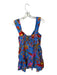 Farm Rio Size M Blue & Pink Cotton Flora & Fauna Buttons Ruffle Dress Blue & Pink / M