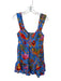 Farm Rio Size M Blue & Pink Cotton Flora & Fauna Buttons Ruffle Dress Blue & Pink / M