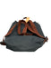 Longchamp Gray & Brown Nylon & Leather Snap Closure Backpack Backpack Gray & Brown