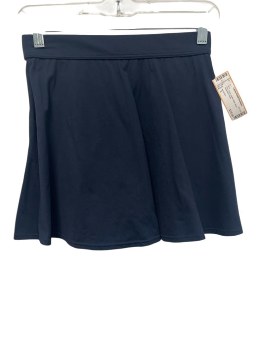 Set Active Size S Navy Nylon Elastic Waist Skort Skirt Navy / S