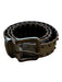 Vague Studios Silver & Brown Leather Metallic Studded silver hardware Belts Silver & Brown / 2/M