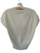 Theory Size S Cream Virgin Wool Cap Sleeve Crew Neck Sweater Cream / S