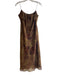 Laundry by Shelli Segal Size 4 Brown Polyester Lined Spaghetti Strap Dress Brown / 4