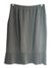 Lafayette 148 Size Est XS Black No Fabric Tag Side Zip Pleated Hem Pencil Skirt Black / Est XS