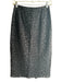 Red Valentino Size 38 Black Cotton Back Zip Pencil Lace Overlay Skirt Black / 38