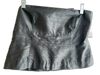 Molly B Size 10 Black Silk Back Zip Tie at Back Strapless Top Black / 10