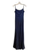 Lillie Rubin Size Small Midnight blue Silk Beaded Spaghetti Strap Low Back Gown Midnight blue / Small