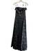 Jessica McClintock Size 8 Black Acetate Blend Strapless Back Zip Gown Black / 8