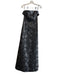 Jessica McClintock Size 8 Black Acetate Blend Strapless Back Zip Gown Black / 8