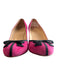 Christian Louboutin Shoe Size 6.5 Hot pink Velour Bow detail High Heel Shoes Hot pink / 6.5