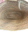 French Bag Shop Straw Leather Handles Open Top Bag Straw / XL