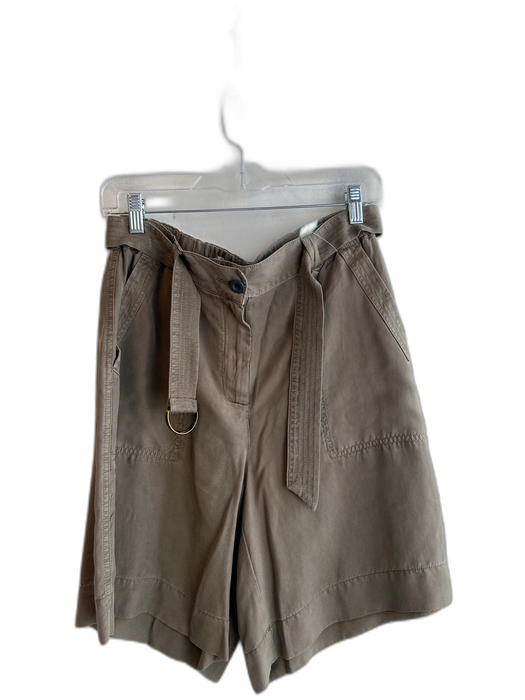 By Anthropologie Size XS Army Fatigue Green Cotton Blend Belt Zip Fly Shorts Army Fatigue Green / XS