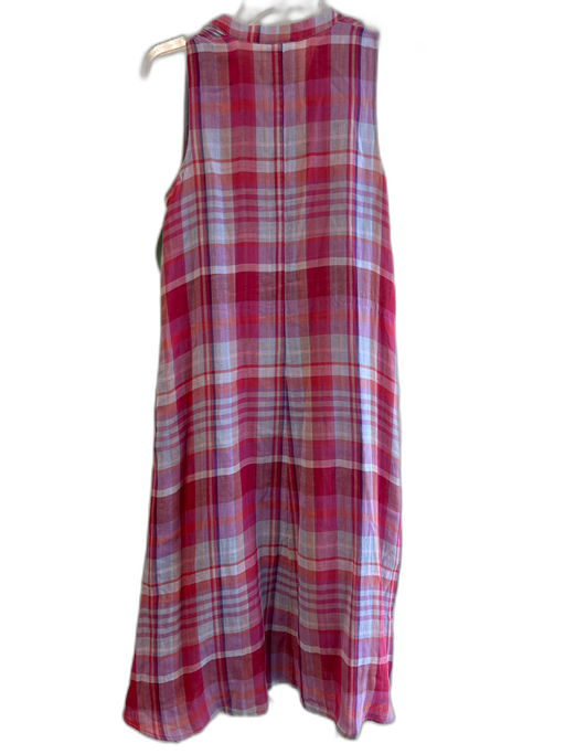 Maeve Size XS Blue, Pink & Orange No Fabric Tag Plaid Slip Inc Sleeveless Dress Blue, Pink & Orange / XS