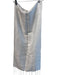 Egon Von Furstenberg White Silk Fringe scarf White / Medium