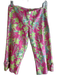 Lilly Pulitzer Size 2 Pink, Lime & Green Cotton Blend Monkey Print Capri Pink, Lime & Green / 2
