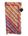 Echo Orange, Purple & Multi Print Silk Square Striped scarf Orange, Purple & Multi Print / Medium