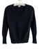 Halogen Size Small Black Cashmere Long Sleeve V Neck Pull Over Sweater Black / Small